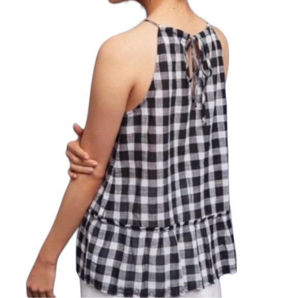 Anthropologie Gingham Top - Picture 2 of 3